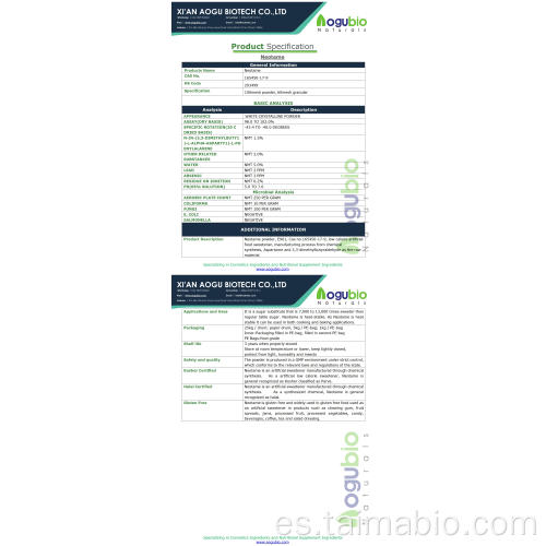 Alzor de alimentos Neotame Productos de alta calidad CAS 165450-17-9